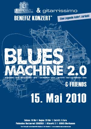 21 Uhr - Blues Machine 2.0